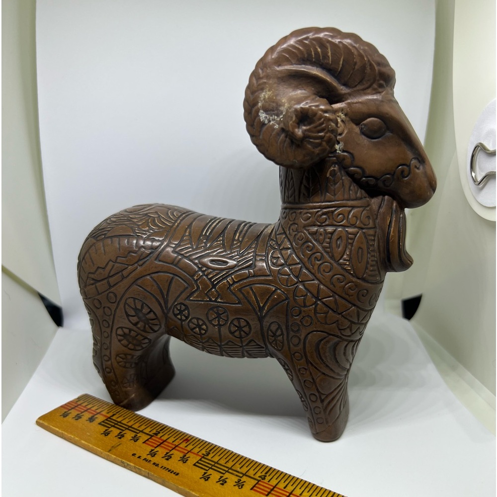 Bitossi Style Midcentury Ceramic Ram. EUC.